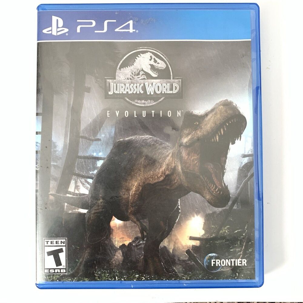 Jurassic World Evolution‎ (PlayStation 4, 2018) Disc Case No Manual